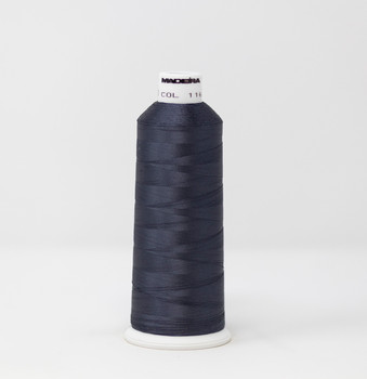 1241 Obsidian Madeira Classic 5500 Yards Rayon embroidery thread spool style 910-1241