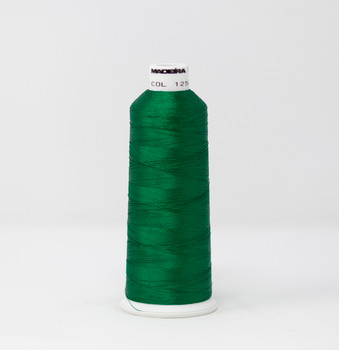 1250 Christmas Green Madeira Classic 5500 Yards Rayon embroidery thread spool style 910-1250