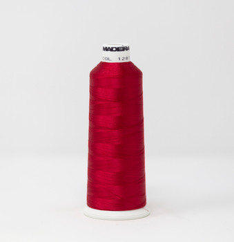 1281 Radish Madeira Classic 5500 Yards Rayon embroidery thread spool style 910-1281