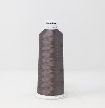 1287 Gun Metal Madeira Classic 5500 Yards Rayon embroidery thread spool style 910-1287