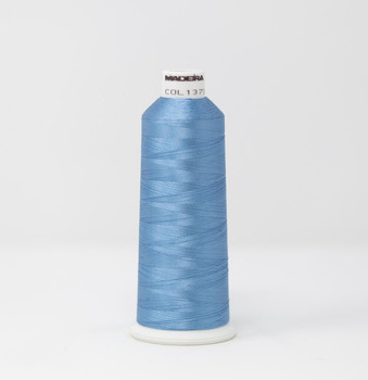 1373 Cerulean Frost Madeira Classic 5500 Yards Rayon embroidery thread spool style 910-1373