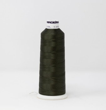 1393 Bass Green Madeira Classic 5500 Yards Rayon embroidery thread spool style 910-1393