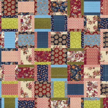 Close-up showing the Caroline Equinox Quilt Kit color and texture