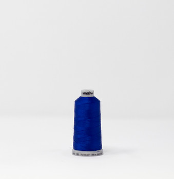 1566 Brilliant Blue Madeira Polyneon 40wt 1100 Yard Polyester embroidery thread spool