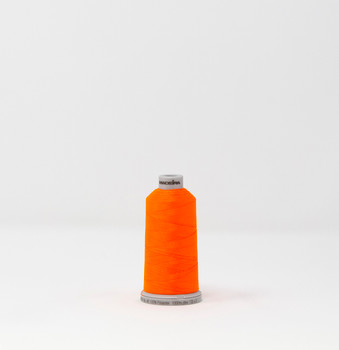 1598 Fluorescent Orange Madeira Polyneon 40wt 1100 Yard Polyester embroidery thread spool