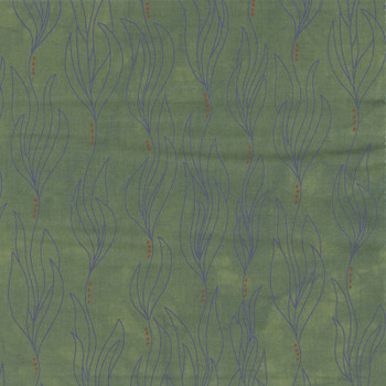 1872/1 Rainforest Tonal Leaves quilting fabric by Riverwoods
