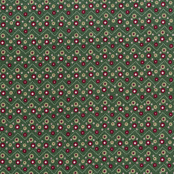 RJR - Frosty Friends - Ornaments and Stripes - 3103/1 | Sit n' Sew Fabrics By the Yard