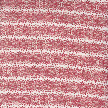 Red Abigail Ella quilting fabric by Benartex
