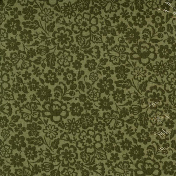 Green Abigail May quilting fabric by Benartex