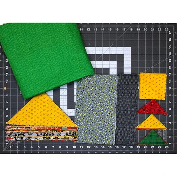 Tonka All Stars red ready-to-sew quilt kit fabrics and precut pieces