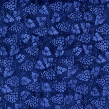 Quilter's Cupboard - Grapes - Midnight product shown for scale and identification