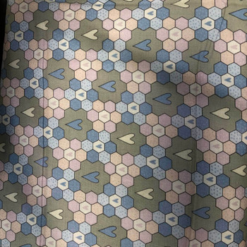 RJR - My Heart's At Home - Hearts - Green | Sit n' Sew Fabrics By the Yard