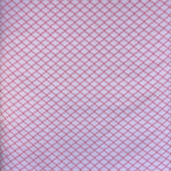 Pink Cross Quilt Lattuce quilting fabric by Washington Street Studios