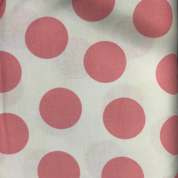 RJR - Mon Cheri - Large Dots - White/Pink
