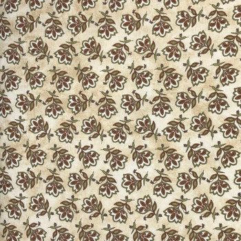 Cream Chicks On The Run Foulard quilting fabric by Benartex