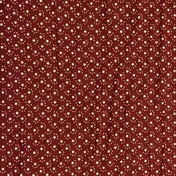 Red Heritage Star Dots quilting fabric by Benartex