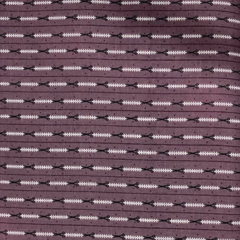 Burgundy Primitive Stitches Stitched Stripes quilting fabric by Henry Glass