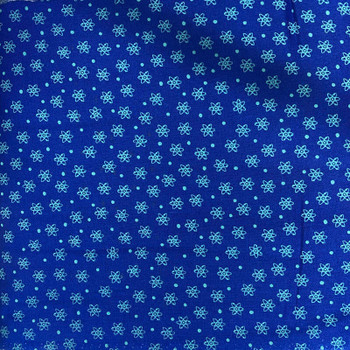 RJR - Geekery - Atom Toss - Royal | Sit n' Sew Fabrics By the Yard