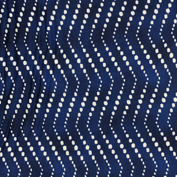 Indigo Nature Walk Chevron quilting fabric by Studio E