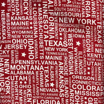 Red/White Patriotic Pride United States quilting fabric by Studio E