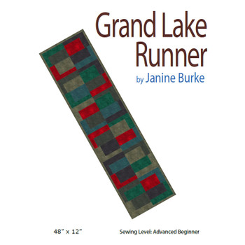 Sit n' Sew - Grand Lake - Table Runner quilt kit with coordinating fabric