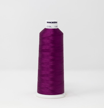 1488 Dark Magenta Madeira Classic 5500 Yards Rayon embroidery thread spool