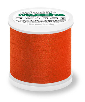 1678 Tangerine Madeira Polyneon 220 Yards Polyester embroidery thread spool