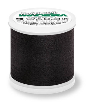 1800 Black Madeira Polyneon 220 Yards Polyester embroidery thread spool