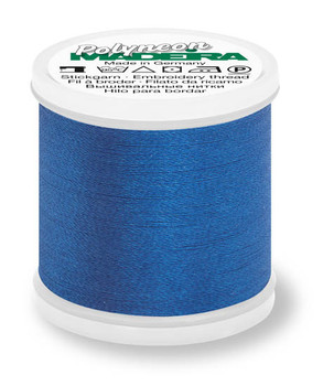 1829 Royal Blue Madeira Polyneon 220 Yards Polyester embroidery thread spool