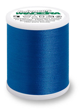 1842 Team Blue Madeira Polyneon 1100 Yards Polyester embroidery thread spool