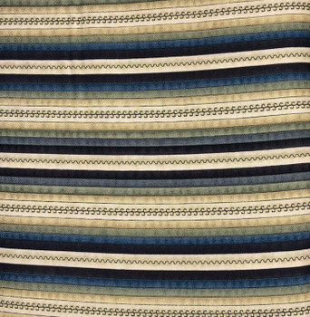 Benartex - Wool - Stripes - Blue - Green