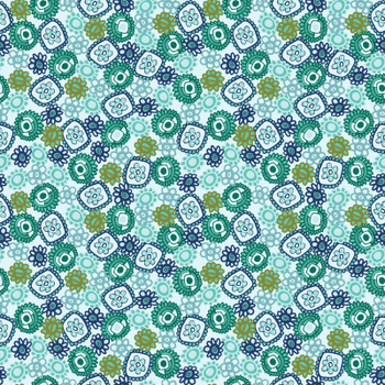 RB Studios - Exotic Splendour - Magic Carpet - Blue | Sit n' Sew Fabrics By the Yard