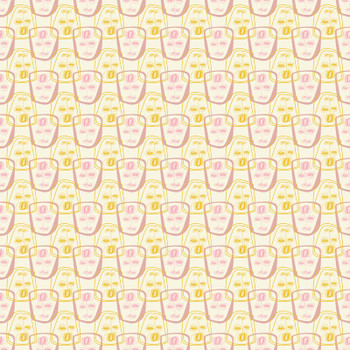 Yellow Exotic Splendour Summer Bloom quilting fabric by RB Studios detail 2