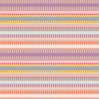 Lavender Color Notes Blanket Stripe quilting fabric by RB Studios style RBS-CN2710-21