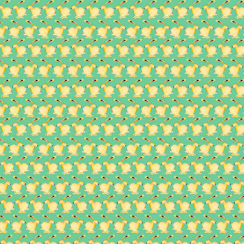 Green Sweet Baby Hare quilting fabric by RB Studios