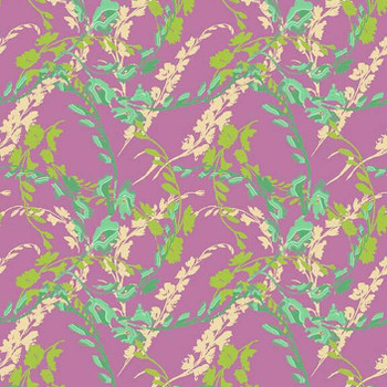 Lavender Everglades Dancing Delphinia quilting fabric by RB Studios