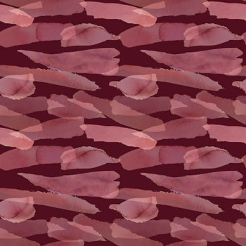 Burgundy Love Confessions Whisper quilting fabric by RB Studios