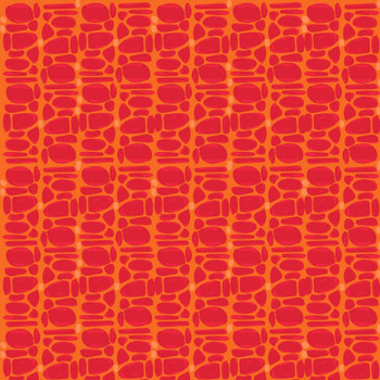 Salmon/Coral Studio Palettes Pebble Print quilting fabric by RB Studios