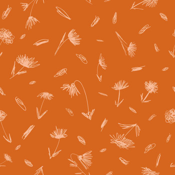 RB Studios - Vintage Deluxe - Spiral - Rust | Sit n' Sew Fabrics By the Yard