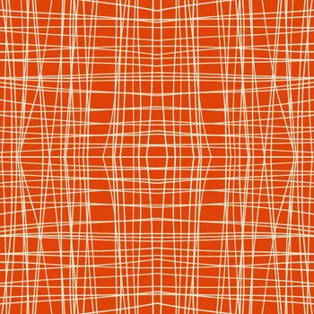 Orange Verdant Lush Vision quilting fabric by RB Studios