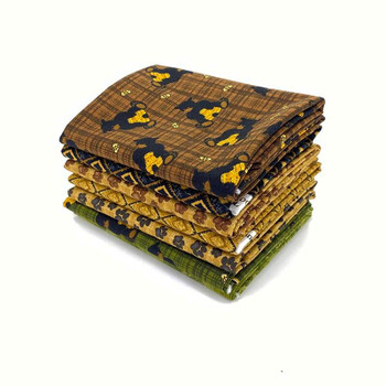 Folded Fat Quarter Bundle/7pc fat quarter fabric bundle