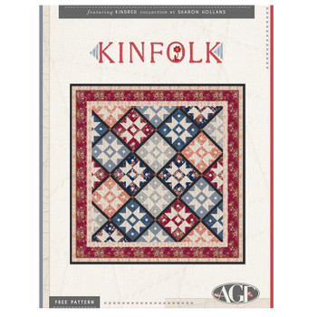 Folk Art America Quilt Pattern, FREE QUILT PATTERN, Sit n' Sew Fabrics