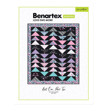Cover of the Benartex - Knit One, Part Two - Quilt Pattern pattern
