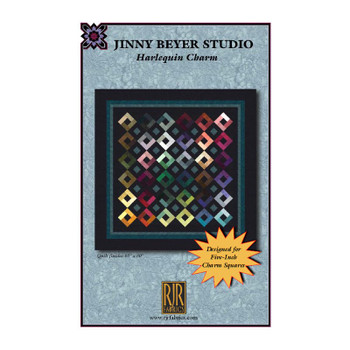 Cover of the Jinny Beyer - Harlequinn Charm - Quilt Pattern pattern
