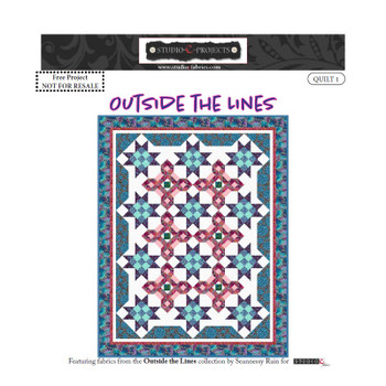 Outside the Lines Quilt Pattern | FREE QUILT PATTERN | Sit n' Sew Fabrics  |  Sit n' Sew