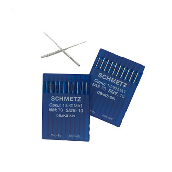 Schmetz Embroidery Needles 70/10 DBxK5 Sharp (SPI) 10Pk sewing needle package