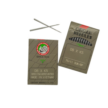 Organ Embroidery Needles 75/11 DBxK5 Ball Point (SUK/BP) 10Pk sewing needle package