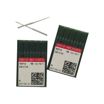 Groz Beckert Embroidery Needles 75/11 DBxK5 Sharp (R) 10Pk sewing needle package