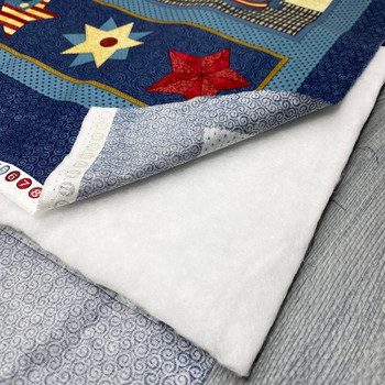 Rolled polyester quilt batting (per yard) for quilting projects