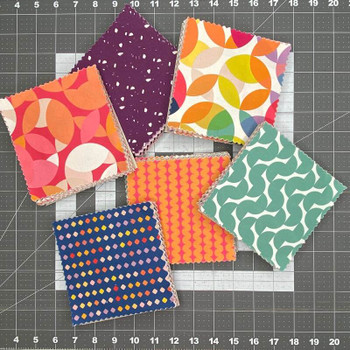 Stack of Color Notes five-inch precut fabric squares style RBS-CN-CB